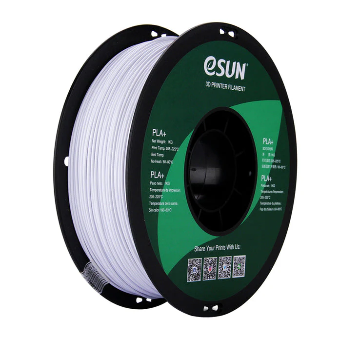 eSUN PLA+ HS High Speed 3D Print Filament 1.75mm 1kg - Cold White