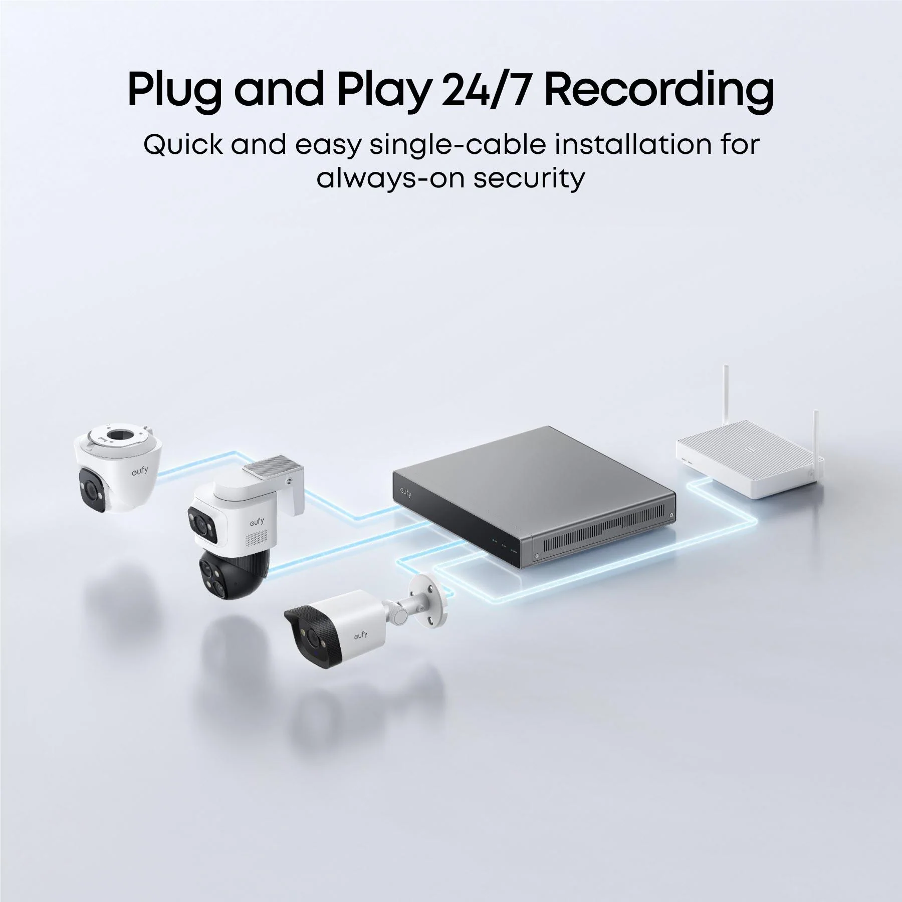 eufy S4 NVR POE PTZ Add-on Security Camera - Image 10