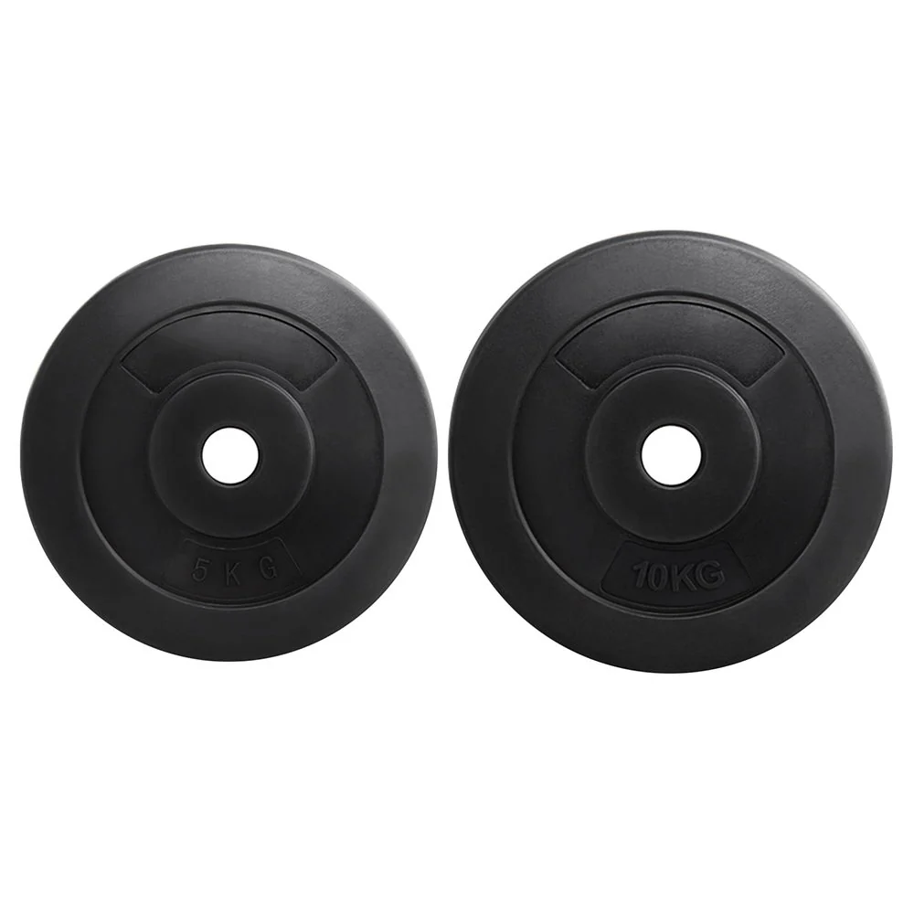 Everfit 30kg Barbell Weight Plates Standard Home Gym Press Fitness Exercise - Image 3
