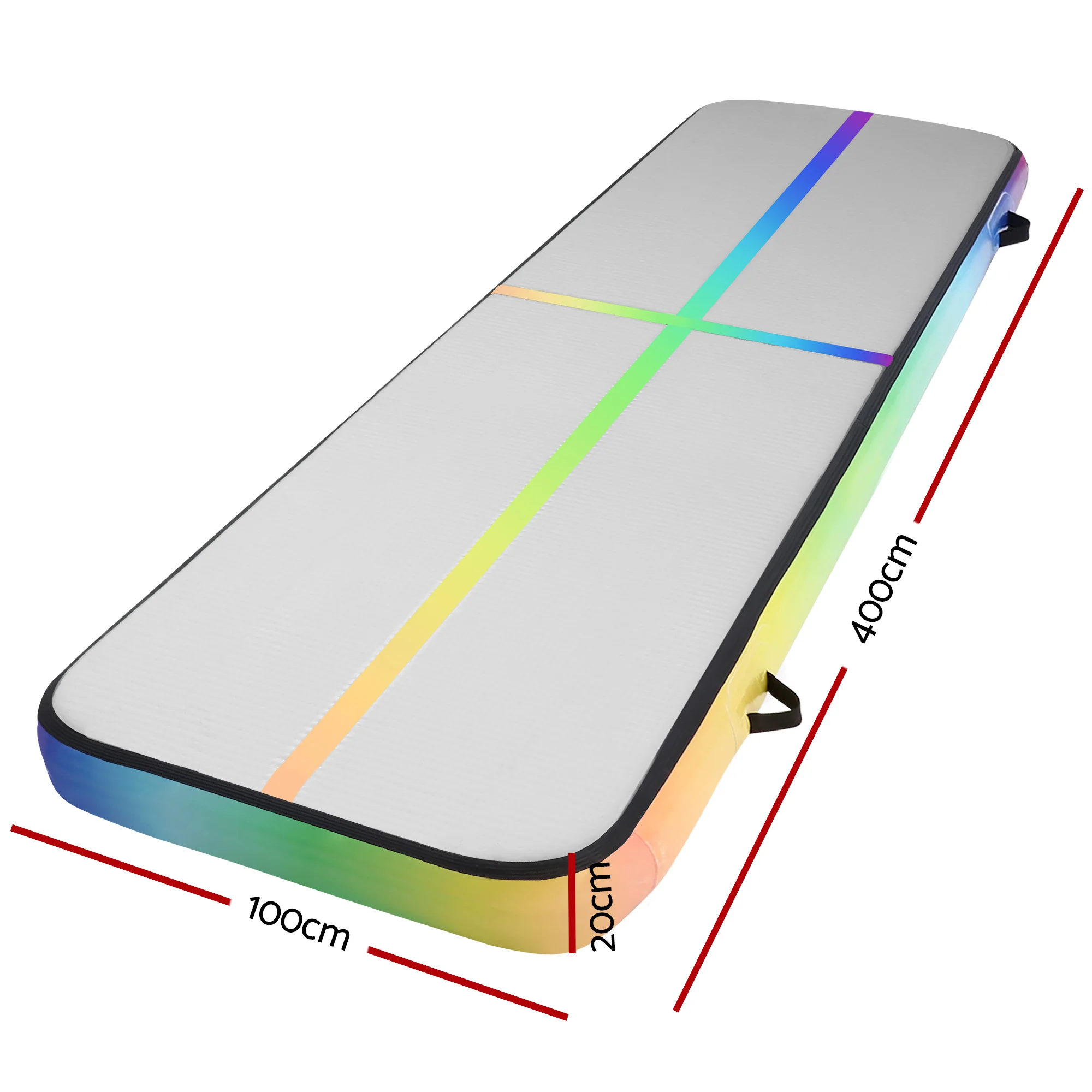 Everfit 4M Air Track Gymnastics Tumbling Exercise Cheerleading Mat Inflatable (Multiple Colour) - Image 3