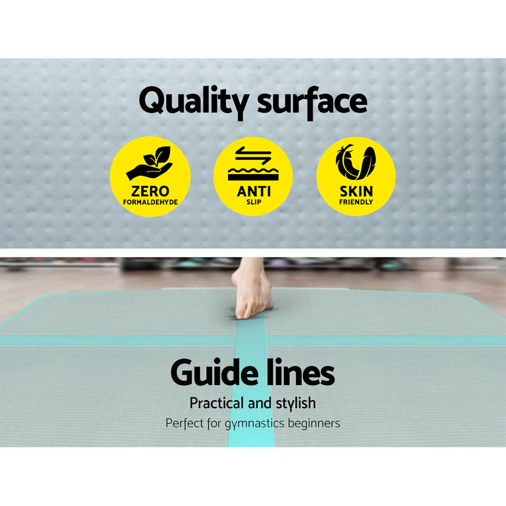 Everfit 4X1M Airtrack Inflatable Air Track Tumbling Mat W/Pump Floor Gymnastics - Image 4