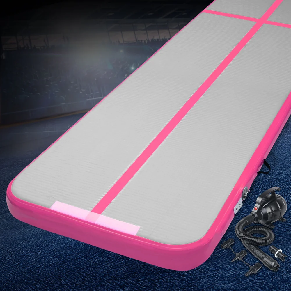 Everfit 4X1M Airtrack Inflatable Air Track Tumbling Mat W/Pump Floor Gymnastics - Image 2