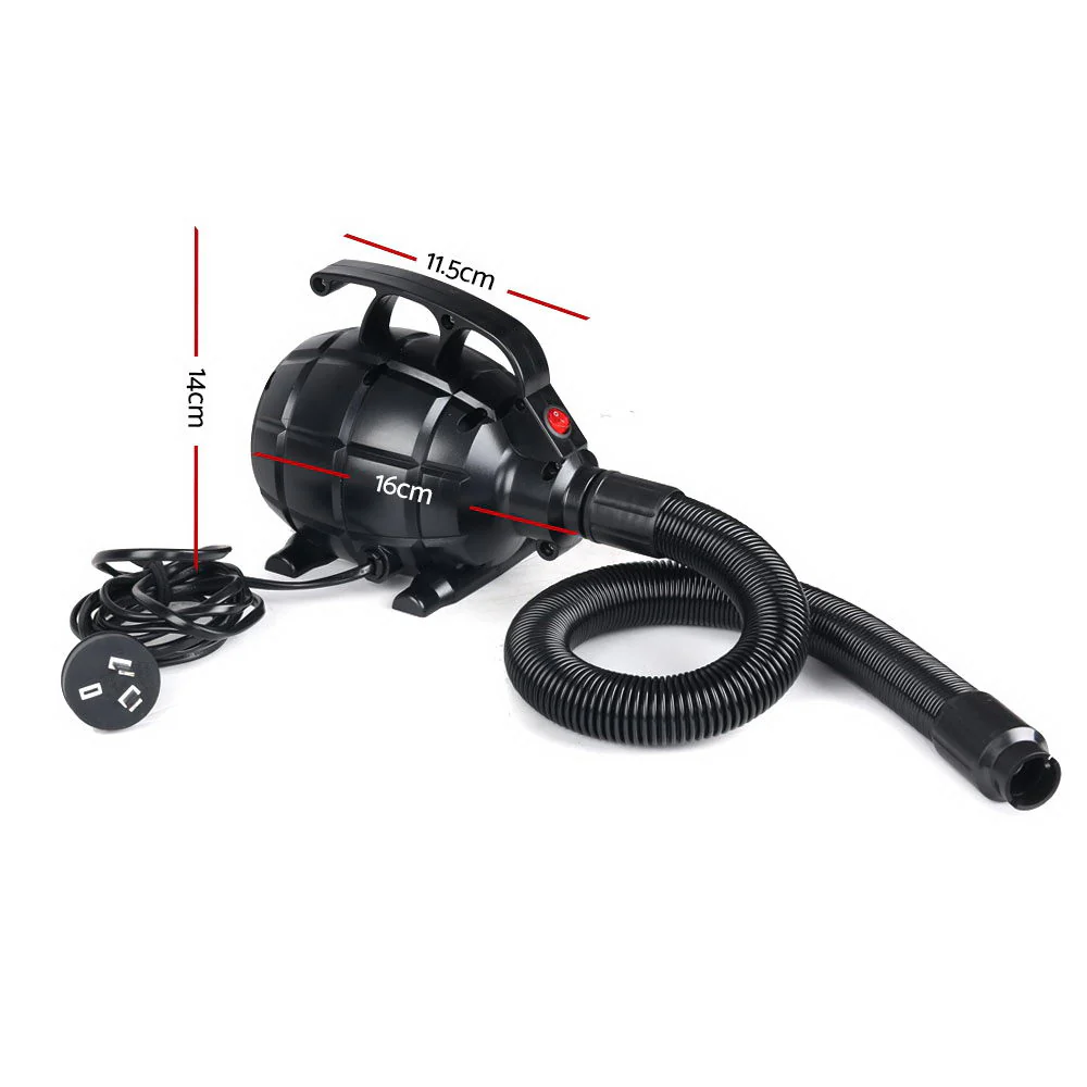 Everfit 500W Electric Air Pump Air track Inflatable Gymnastics Mat 3 Nozzles Adaptor - Image 3
