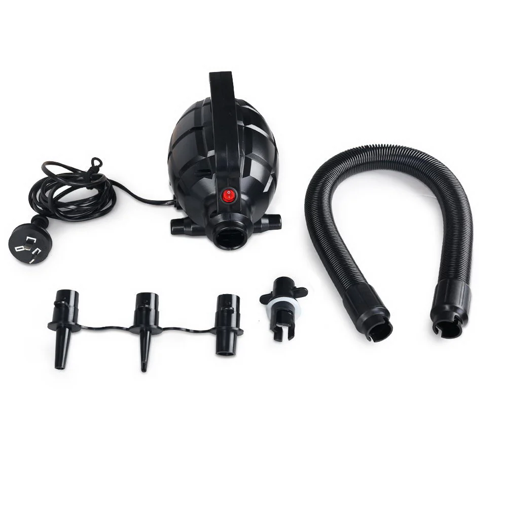Everfit 500W Electric Air Pump Air track Inflatable Gymnastics Mat 3 Nozzles Adaptor - Image 7