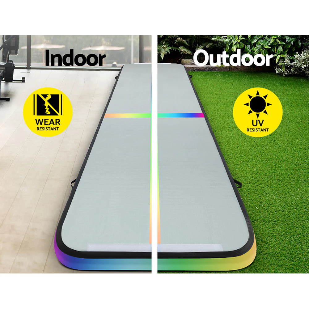 Everfit 5M Air Track Gymnastics Tumbling Exercise Cheerleading Mat Inflatable (Multiple Colour) - Image 7