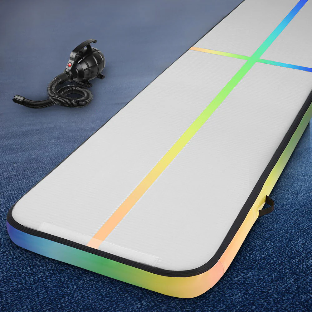 Everfit 5M Air Track Gymnastics Tumbling Exercise Mat with Pump Inflatable (Coloured) - Image 2