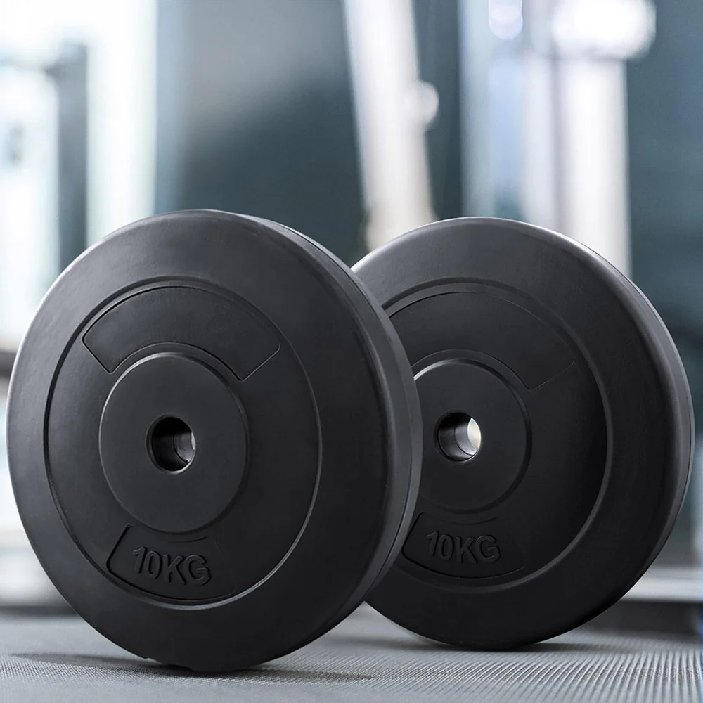 Everfit 80kg Barbell Weight Plates Standard Home Gym Press Fitness Exercise - Image 2