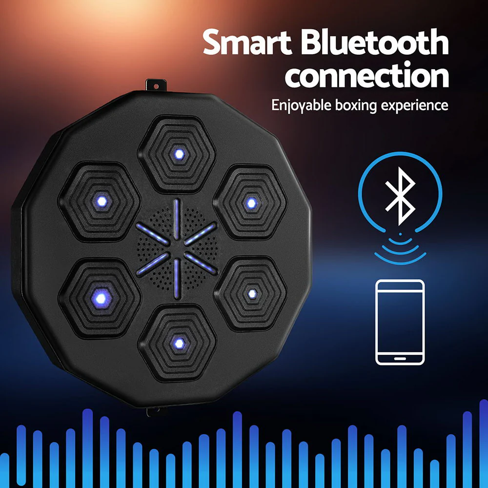 Everfit Music Boxing Machine Bluetooth Target Punching USB Chargeable Home Gym - Image 5
