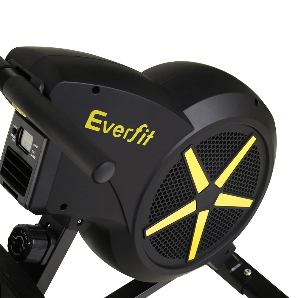 Everfit Rowing Machine Air Rower Exercise Fitness Gym Home Cardio - Image 4