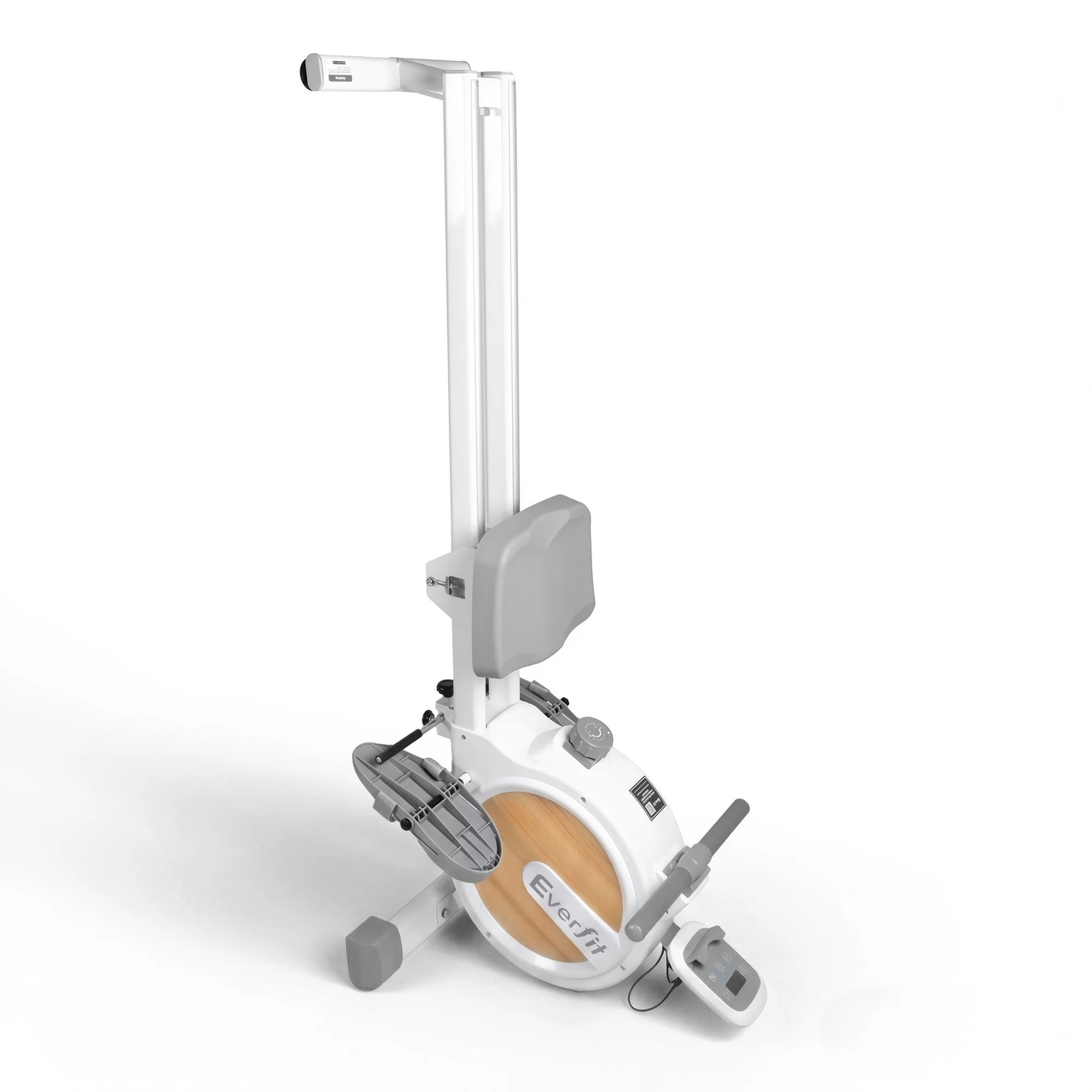 Everfit Rowing Machine for Home Magnetic Rowing Machine App Compatible Quiet Exercise Equipment White - Image 4