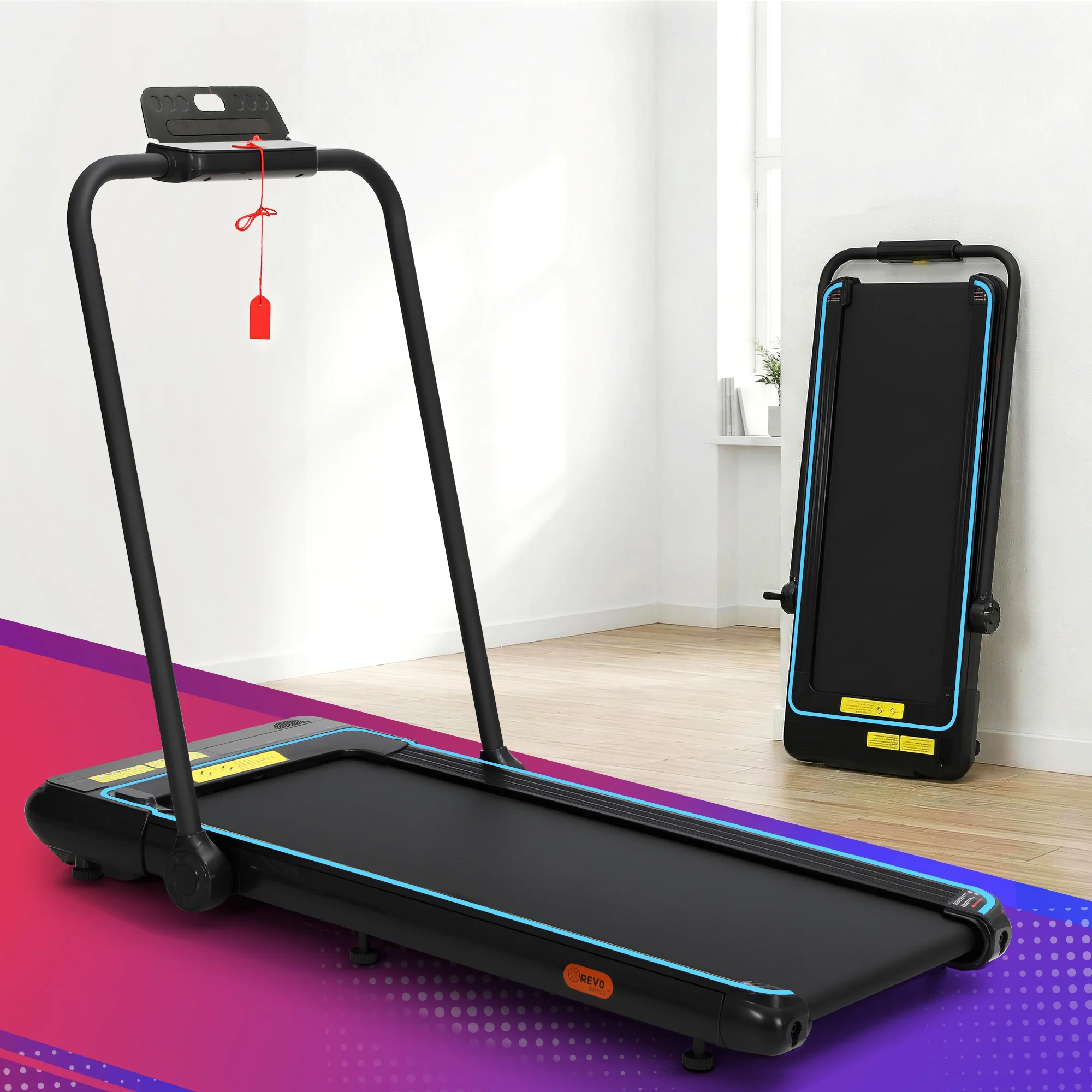 Everfit Treadmill Electric Walking Pad Under Desk Home Gym Fitness 420mm Remote - Image 2