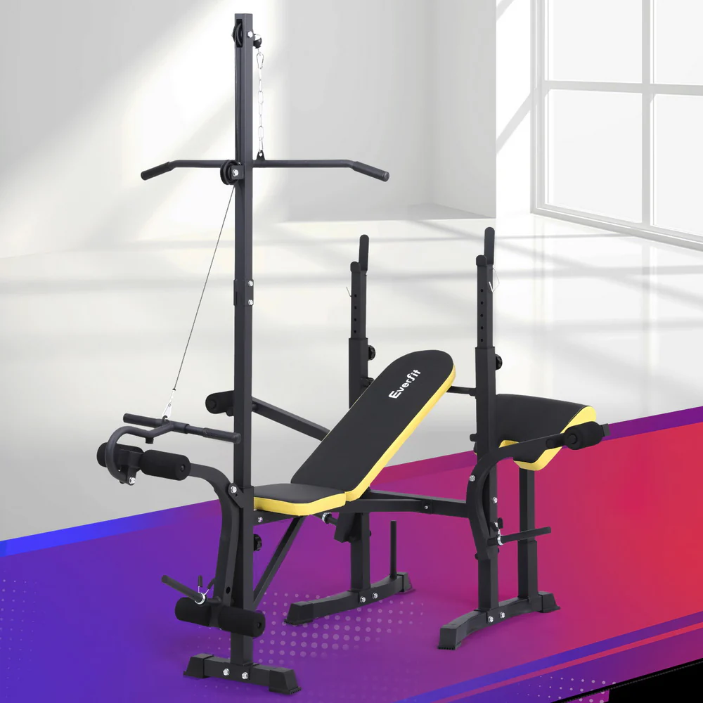 Everfit Weight Bench 14in1 Press Multi-Station Fitness Home Gym Equipment - Image 2