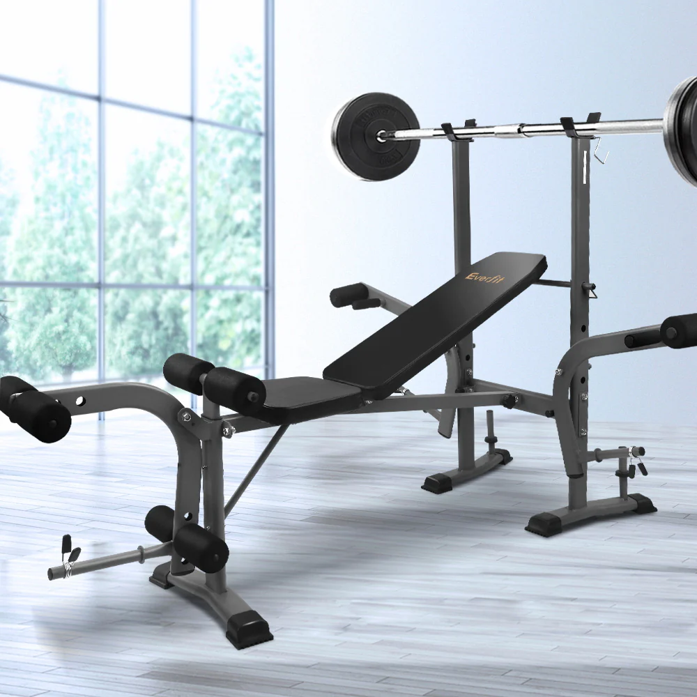 Everfit Weight Bench 8 in 1 Bench Press Adjustable Home Gym Station 200kg - Image 8