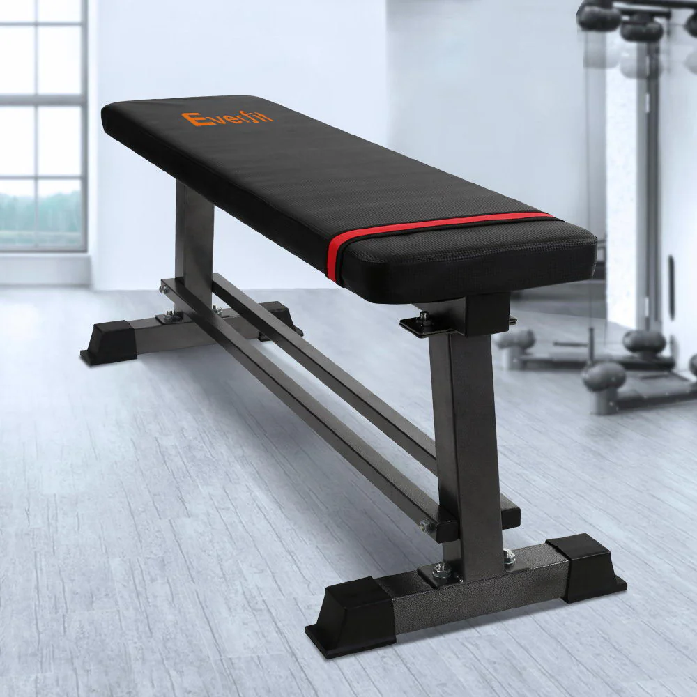 Everfit Weight Bench Flat Bench Press Home Gym Equipment 300kg Capacity - Image 8