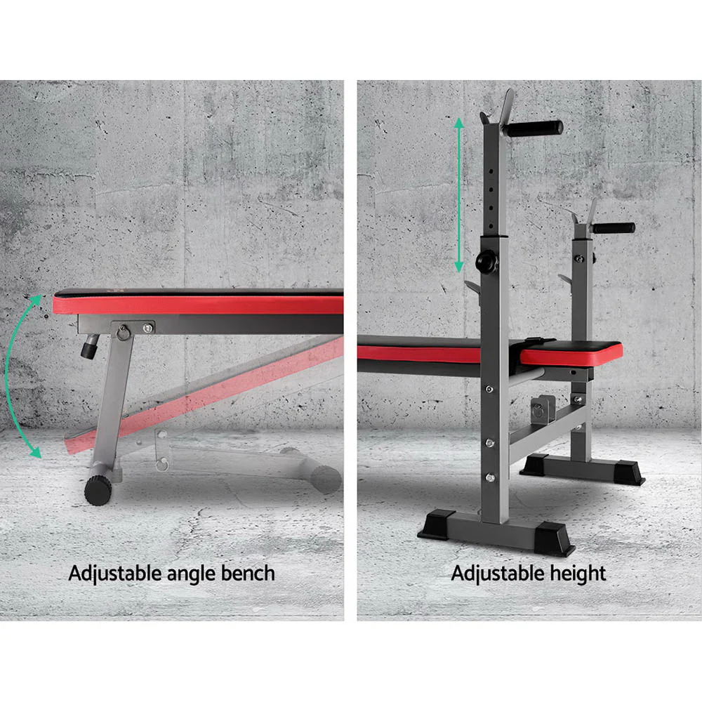 Everfit Weight Bench Squat Rack Bench Press Home Gym Equipment 200kg - Image 4