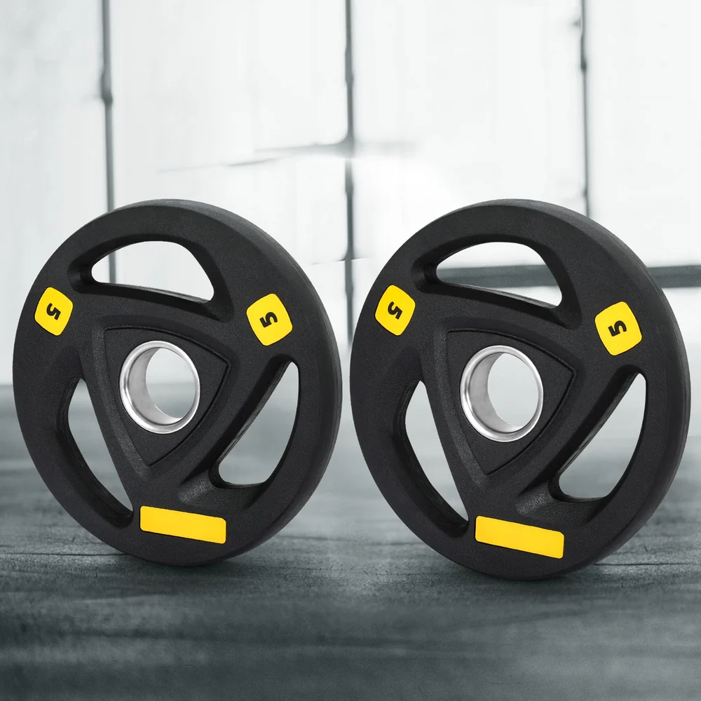 Everfit Weight Plates Olympic 5kgx2 Dumbbells Barbells Plate Weight Lifting Home - Image 2