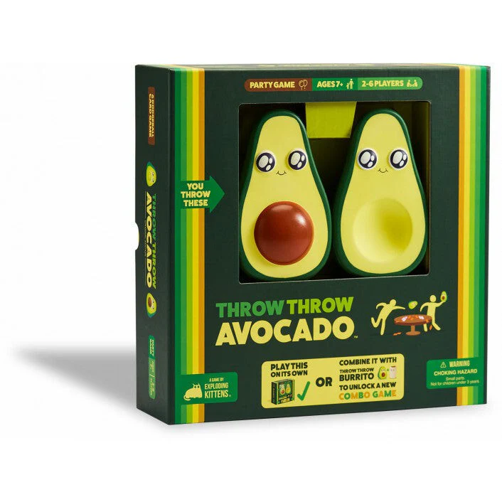 Exploding Kittens Throw Throw Avocado Party Game