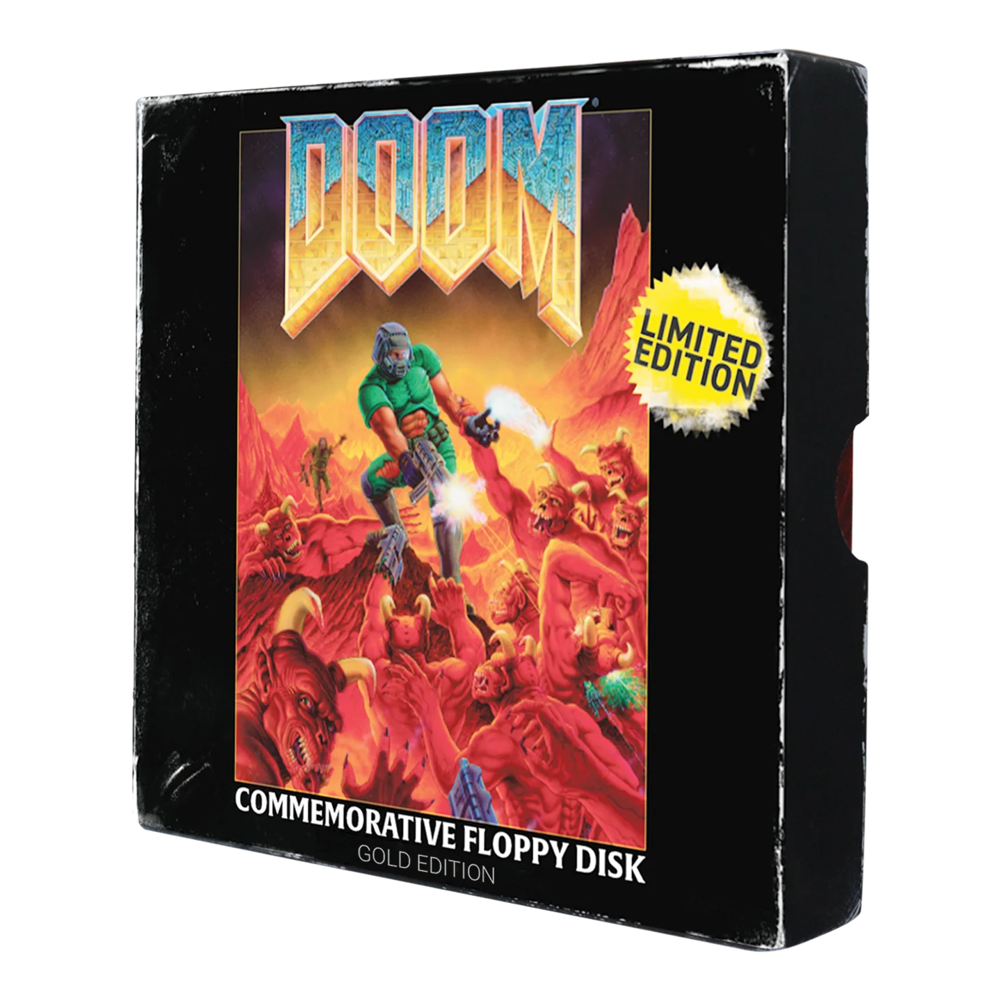 Fanattik Limited Edition DOOM - Floppy Disk Imitation Gold Plated Replica - Image 6