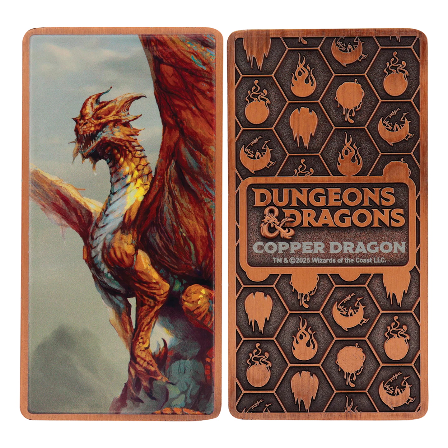 Fanattik Limited Edition Dungeons & Dragons - Metallic Dragons 5 Piece Ingot Set - Image 4