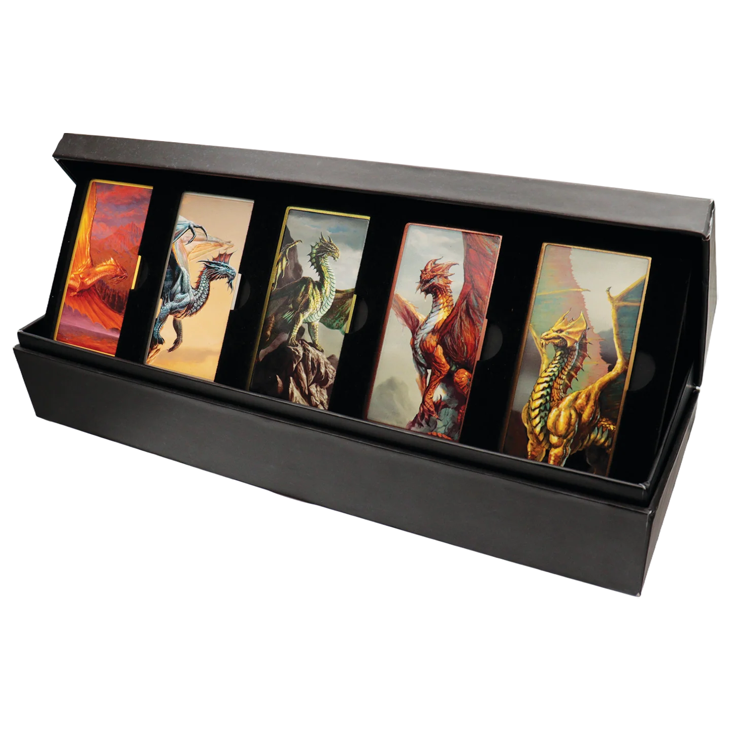 Fanattik Limited Edition Dungeons & Dragons - Metallic Dragons 5 Piece Ingot Set - Image 8