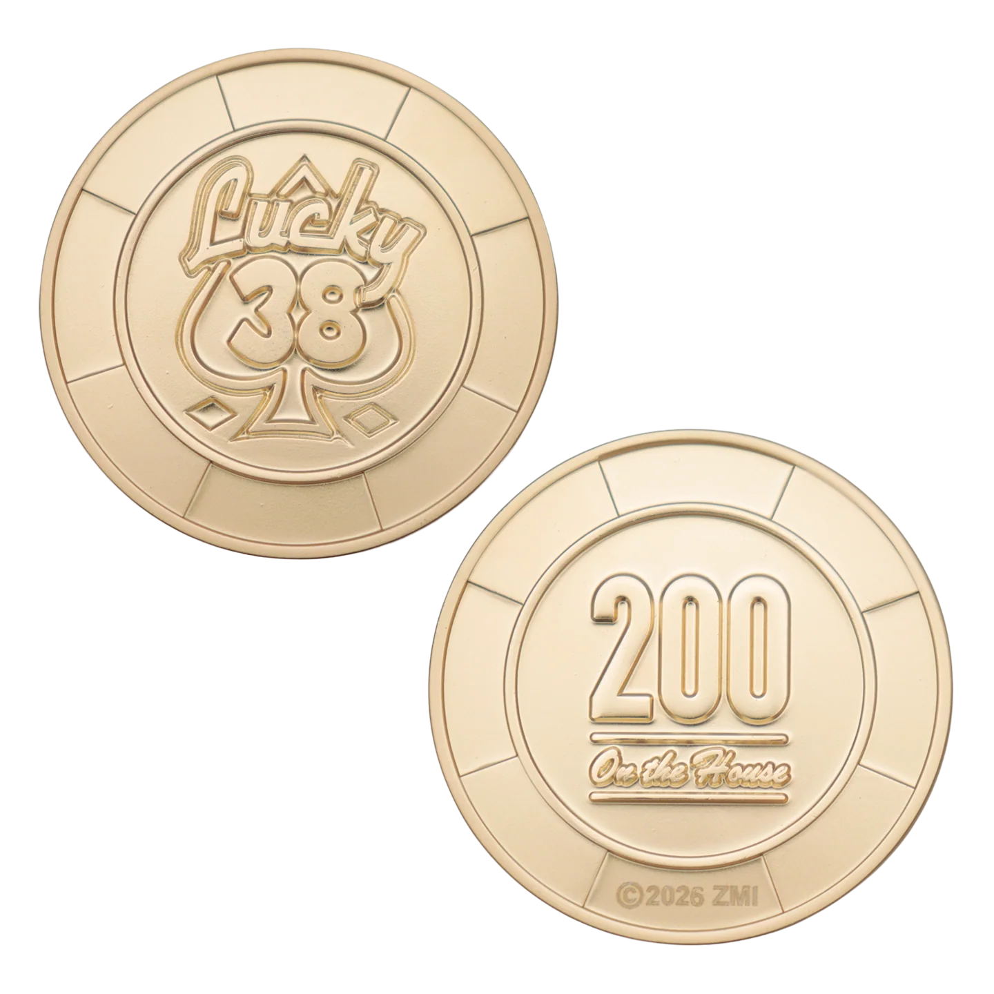 Fanattik Limited Edition Fallout : New Vegas - Lucky 38 Imitation Gold Casino Set - Image 4