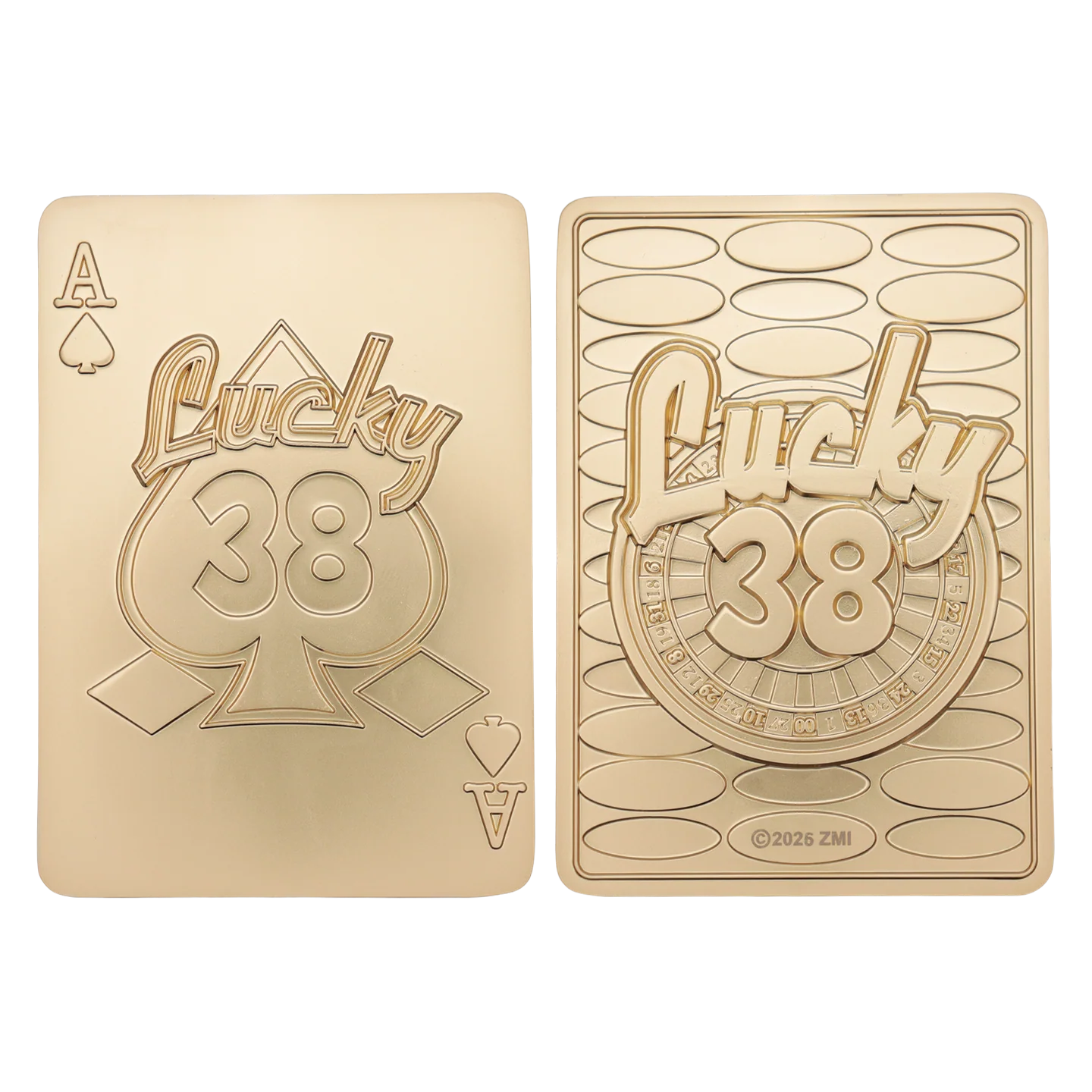 Fanattik Limited Edition Fallout : New Vegas - Lucky 38 Imitation Gold Casino Set - Image 5