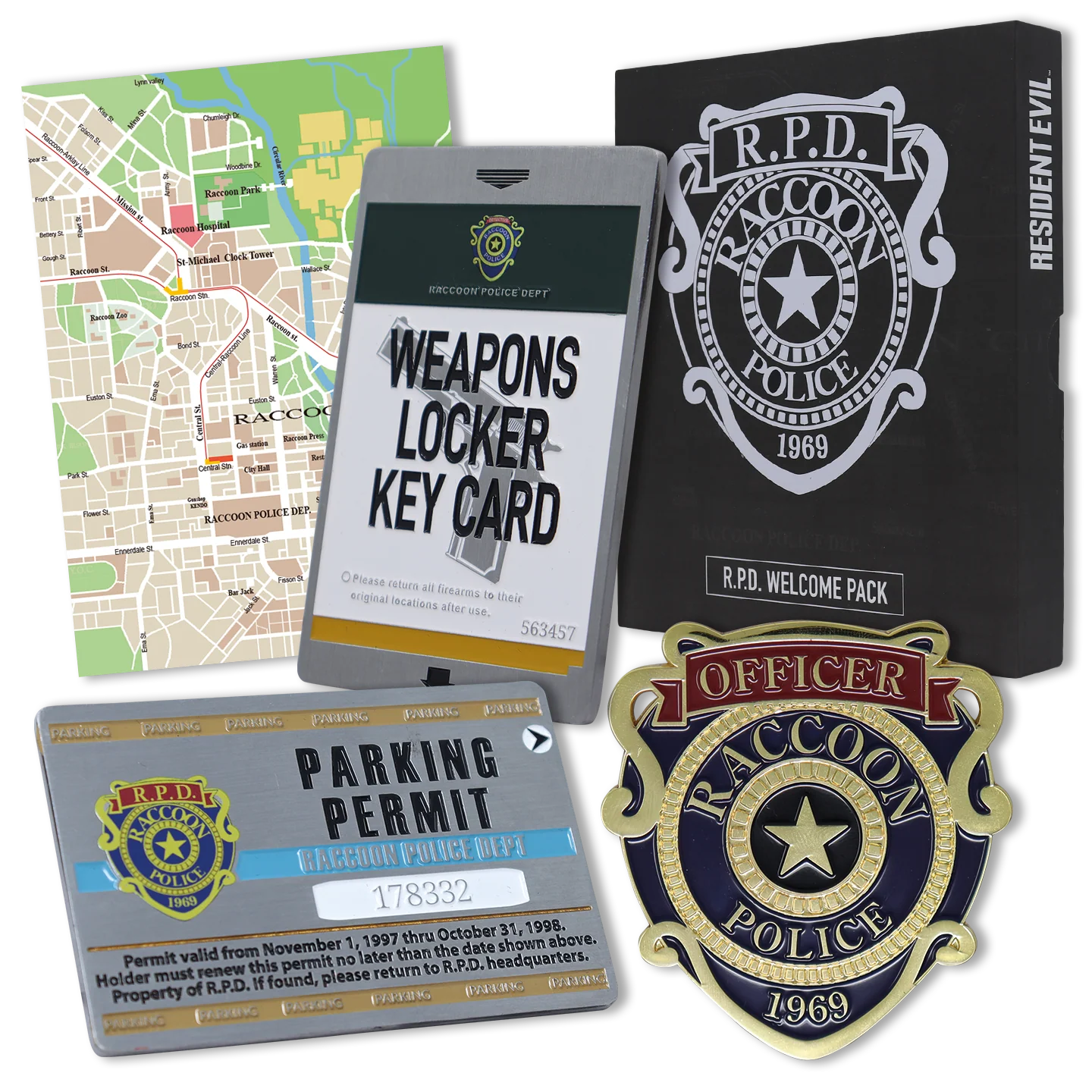 Fanattik Limited Edition Resident Evil 2 - R.P.D. Welcome Pack