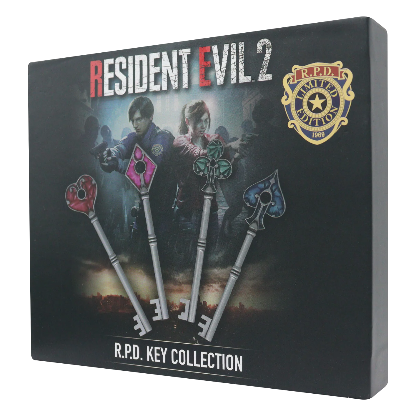 Fanattik Limited Edition Resident Evil 2 - Set of Card Suit Keys - Image 2