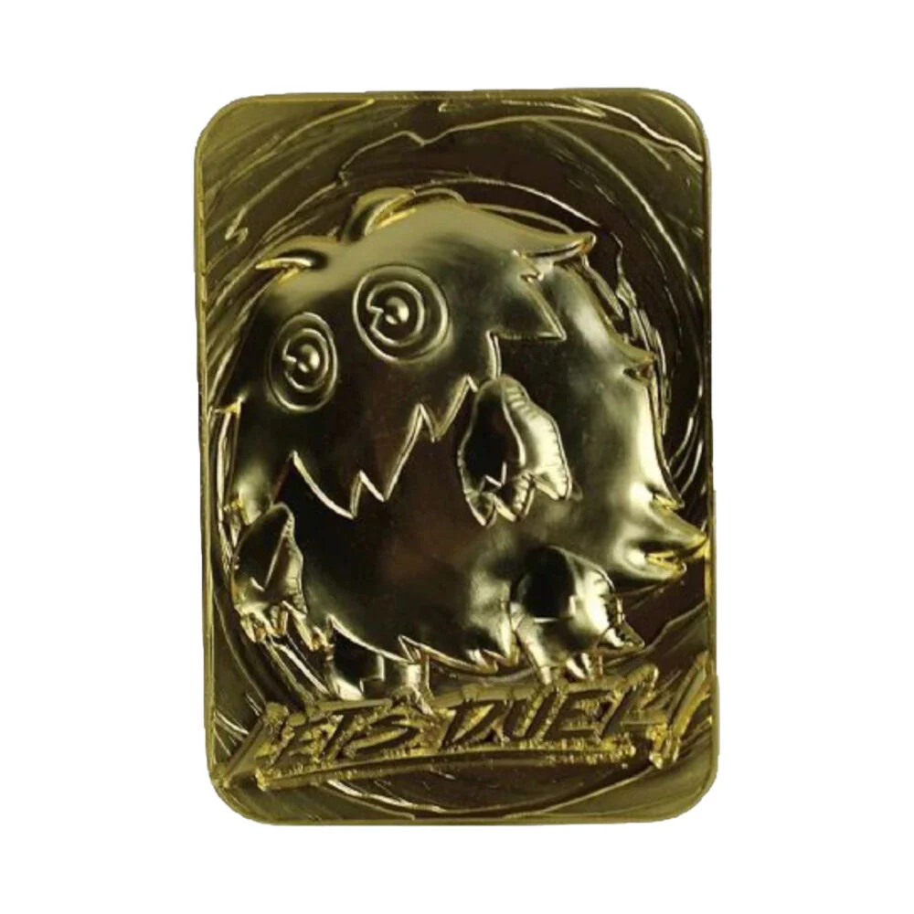 Fanattik Yu-Gi-Oh Kuriboh 24K Gold Plated Metal Card Limited Ed Display
