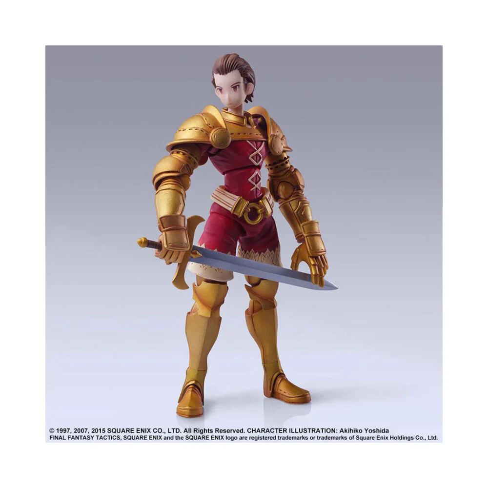 Final Fantasy Tactics Delita Keiral Bring Arts Action Figure 6in - Image 3