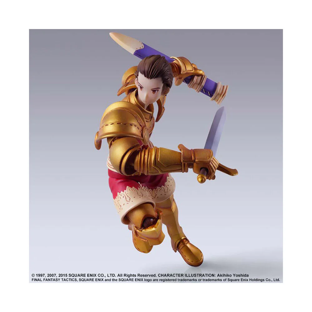 Final Fantasy Tactics Delita Keiral Bring Arts Action Figure 6in - Image 4