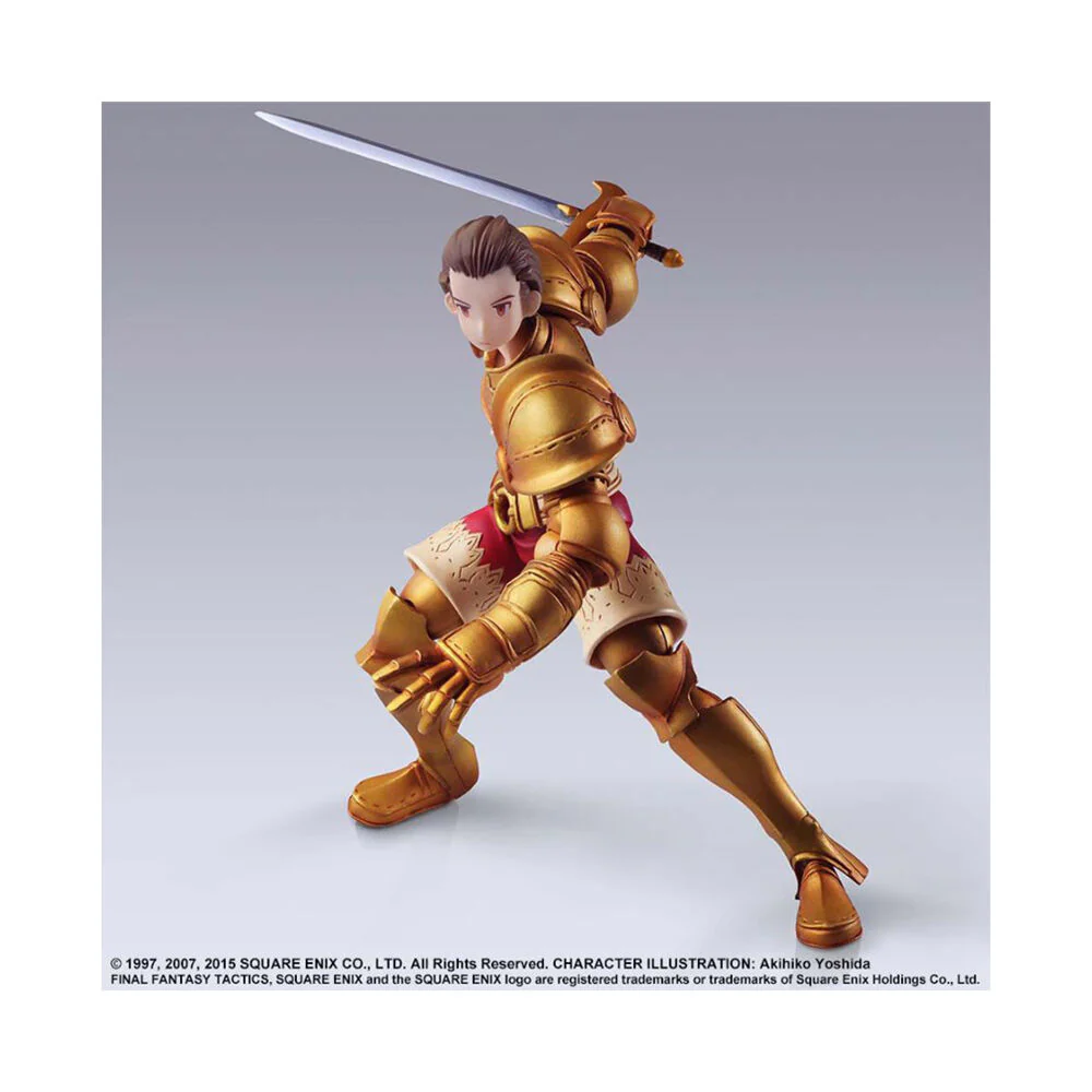 Final Fantasy Tactics Delita Keiral Bring Arts Action Figure 6in - Image 5