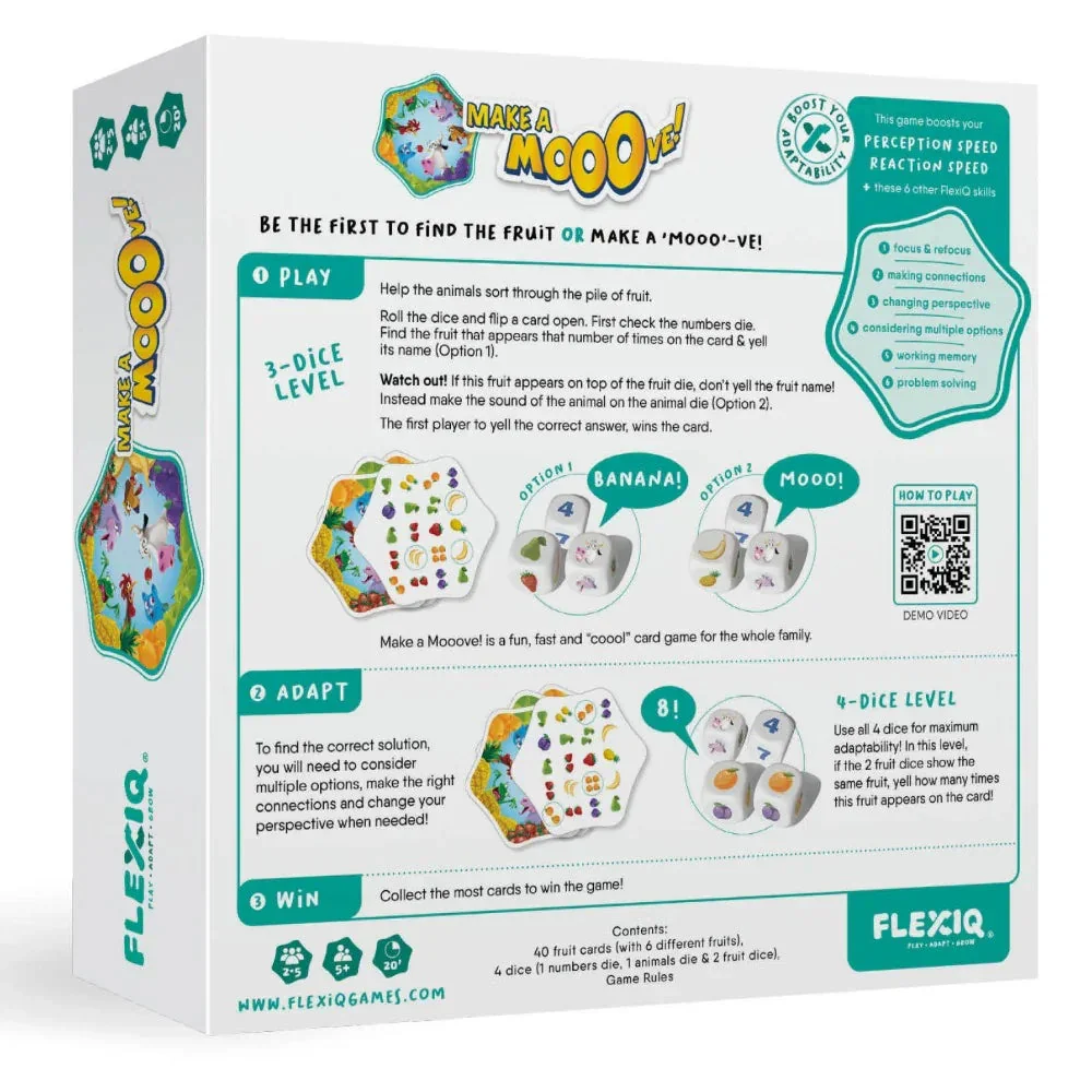 FLEXIQ Make A Mooove Family Game - Image 2