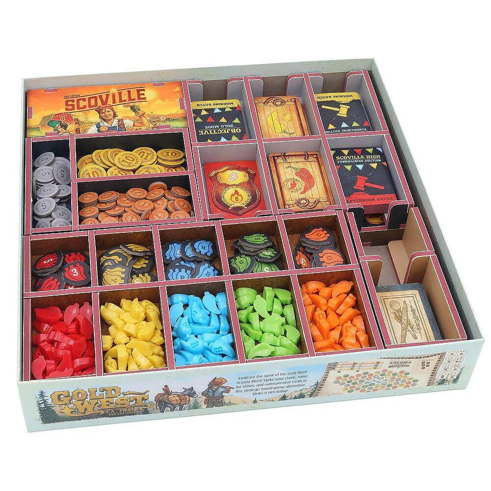 Folded Space Colour Game Inserts - Scoville 2nd Edition