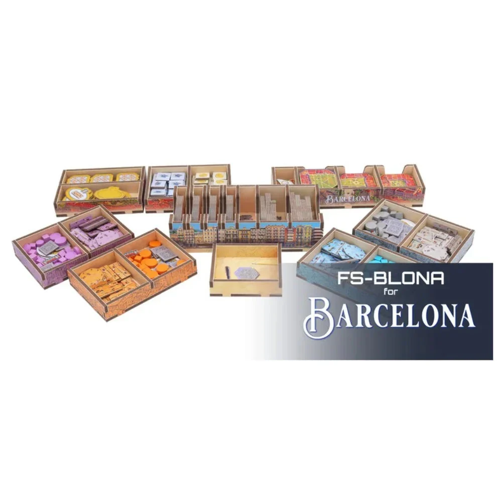 Folded Space Game Colour Inserts Barcelona Accessories