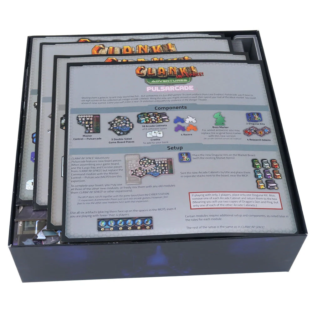 Folded Space Game Inserts Clank! In Space + Expansions