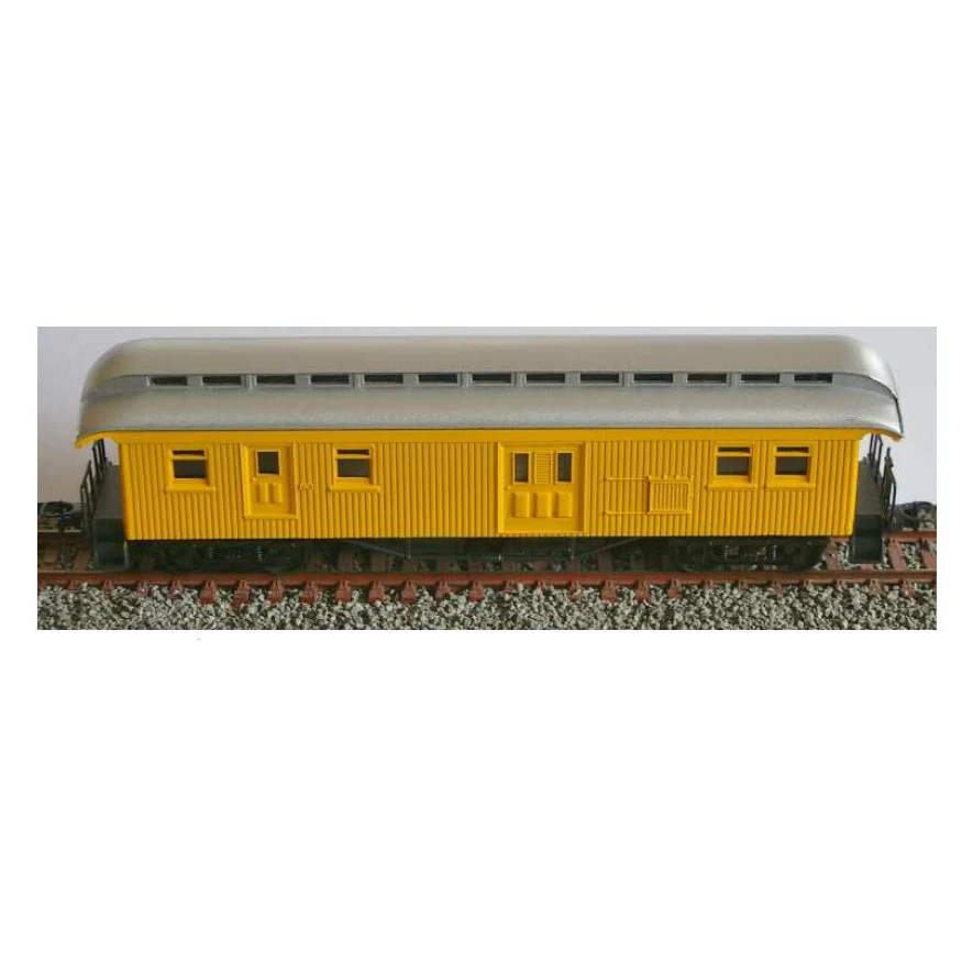 Frateschi HO Wooden Clerestory Baggage Car Yellow