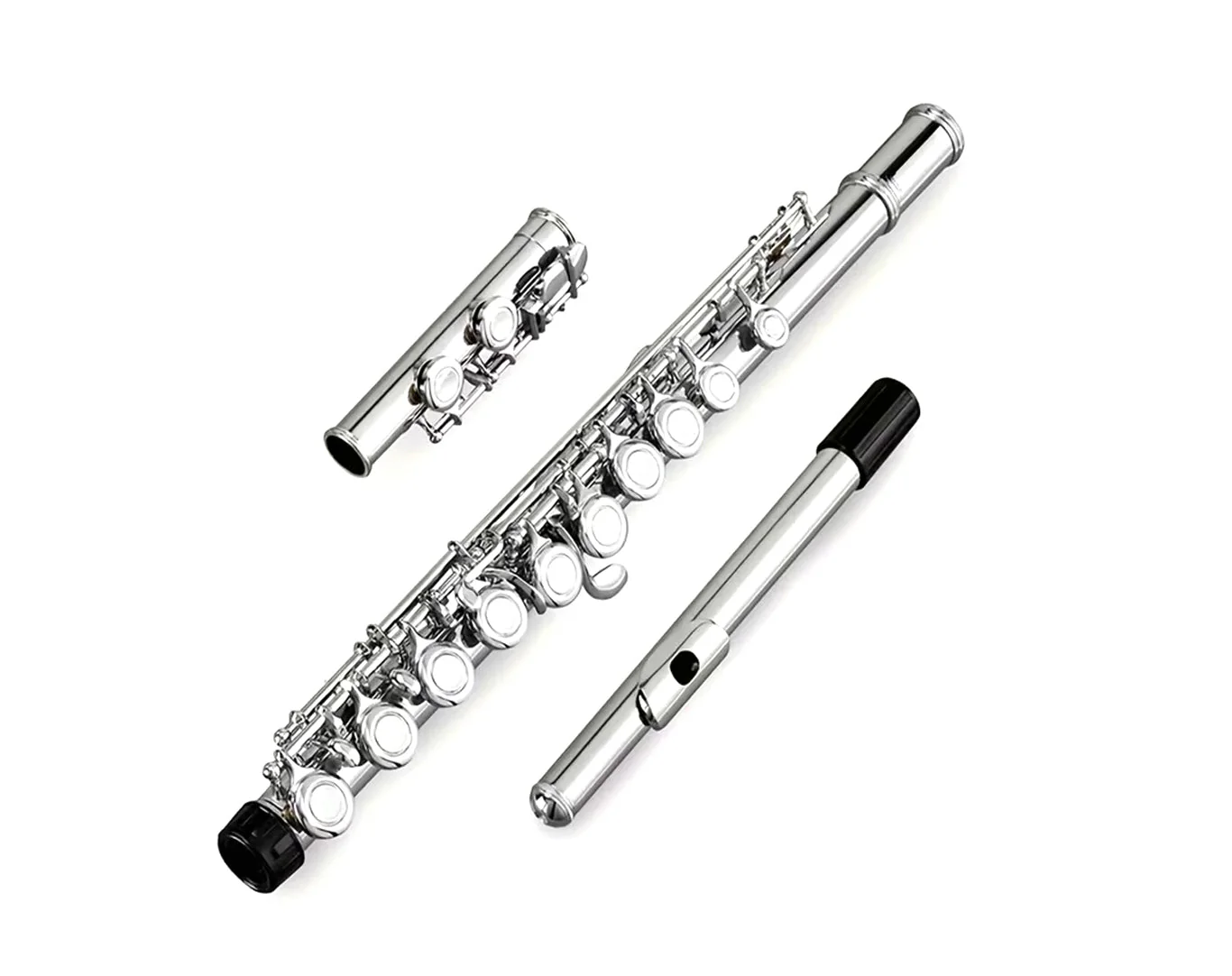 Freedom  16-Key C Flute Nickel Plated Student Beginner Hard Case - Image 3