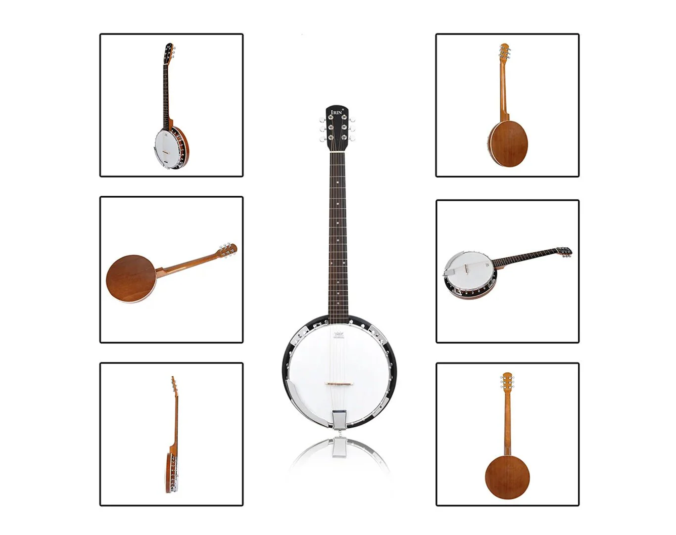 Freedom BJ006 6 String Banjo Full Size Remo Head - Image 7