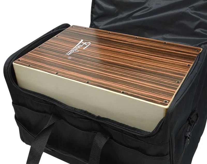 Freedom Cajon Box Drum with Padded Case (Natural Finish) - Image 4