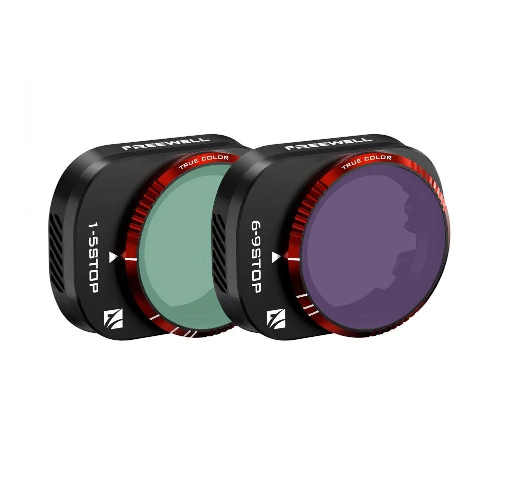 Freewell 2-Pack Varialble Filter Set (VND 1-5 & 6-9 Stop) for DJI Mini 4 Pro - Image 2