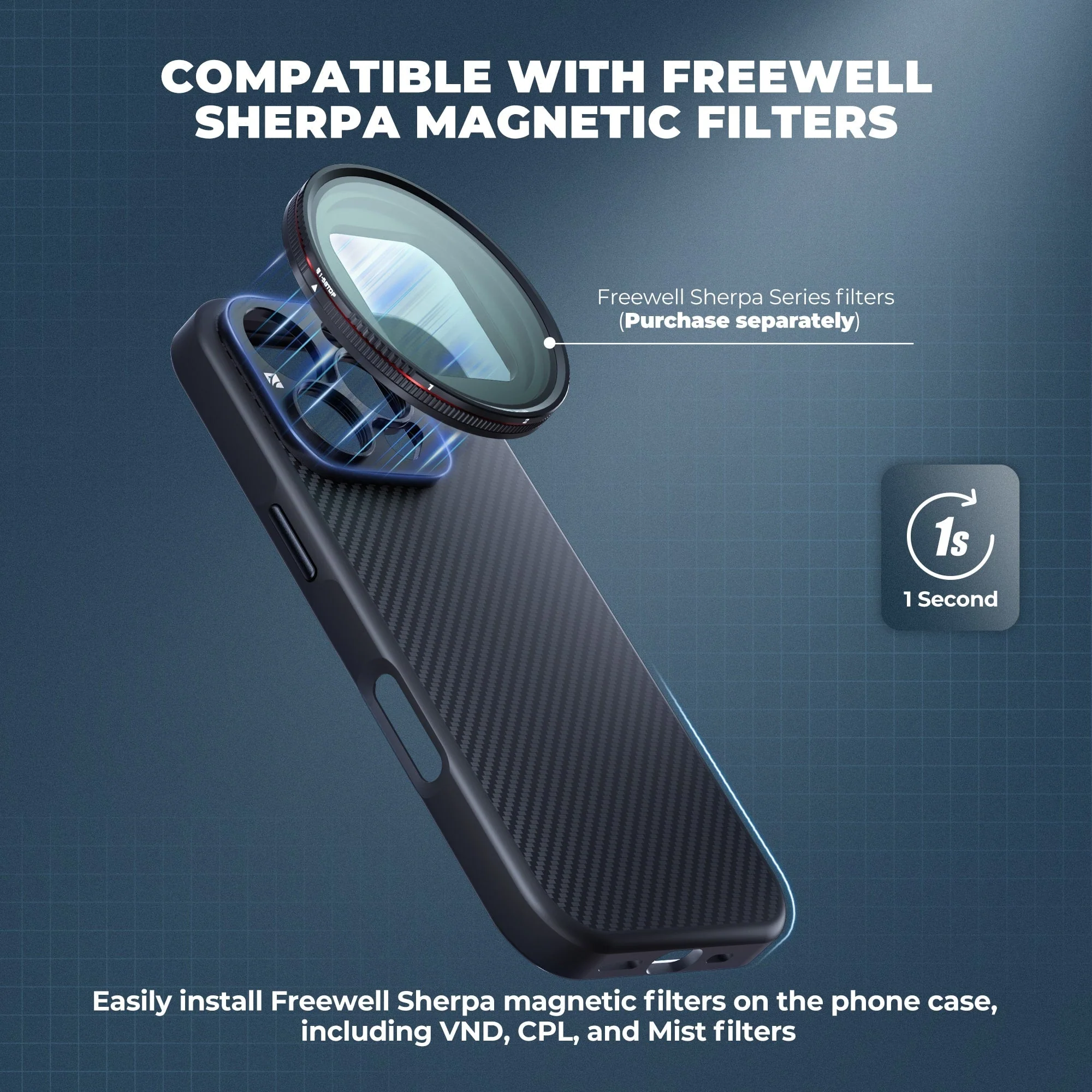 Freewell Pro Filmmaker Case with 17mm Mount for iPhone 16 Pro - Image 2