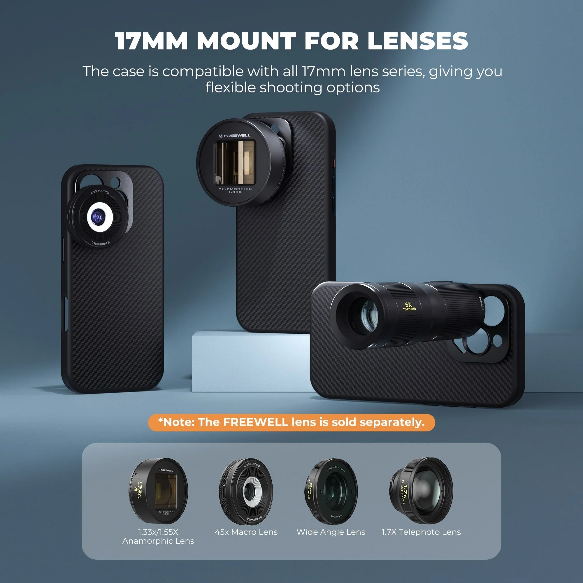 Freewell Pro Filmmaker Case with 17mm Mount for iPhone 16 Pro - Image 3