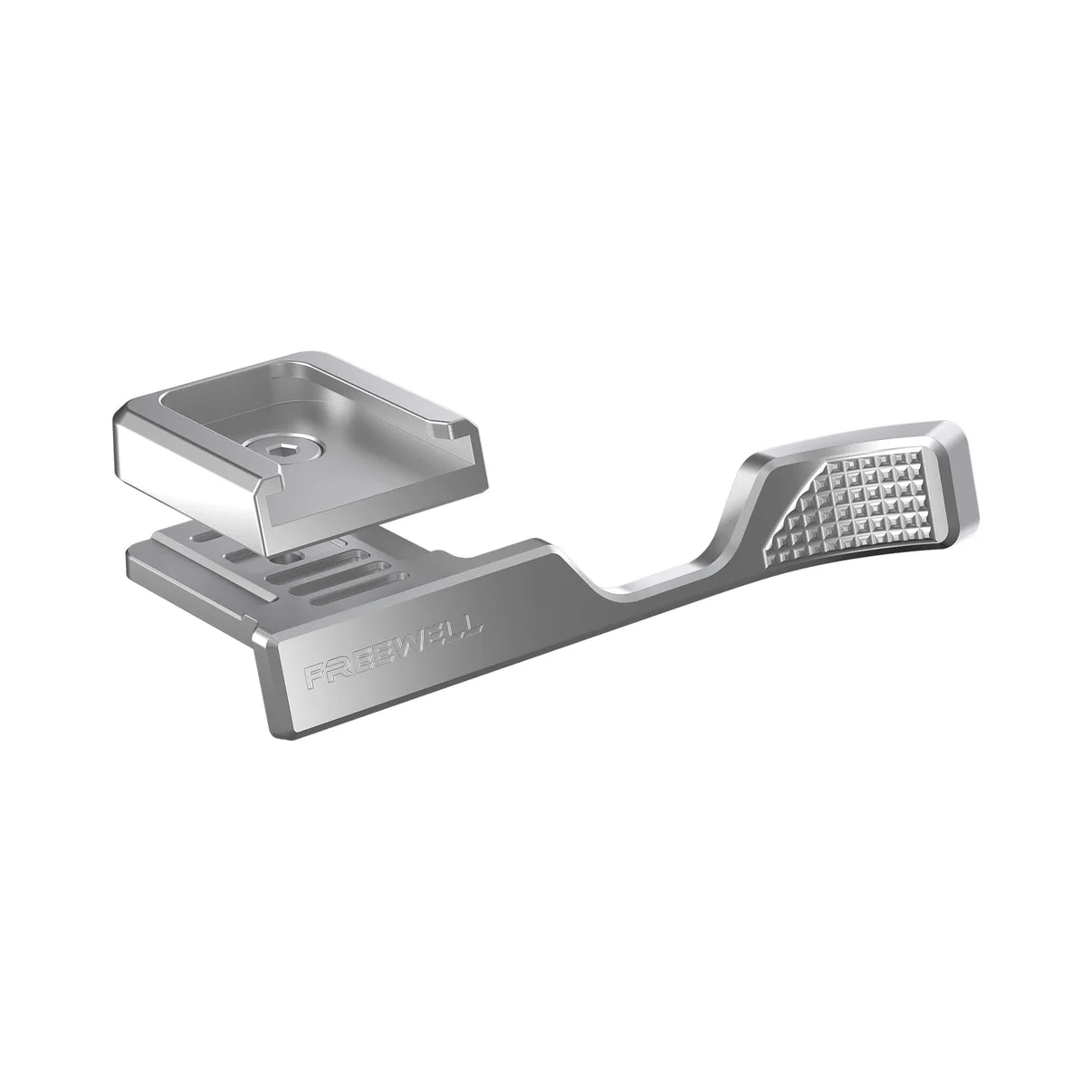Freewell Thumb Grip with Cold Shoe Mount for Fuji X100VI (Silver)