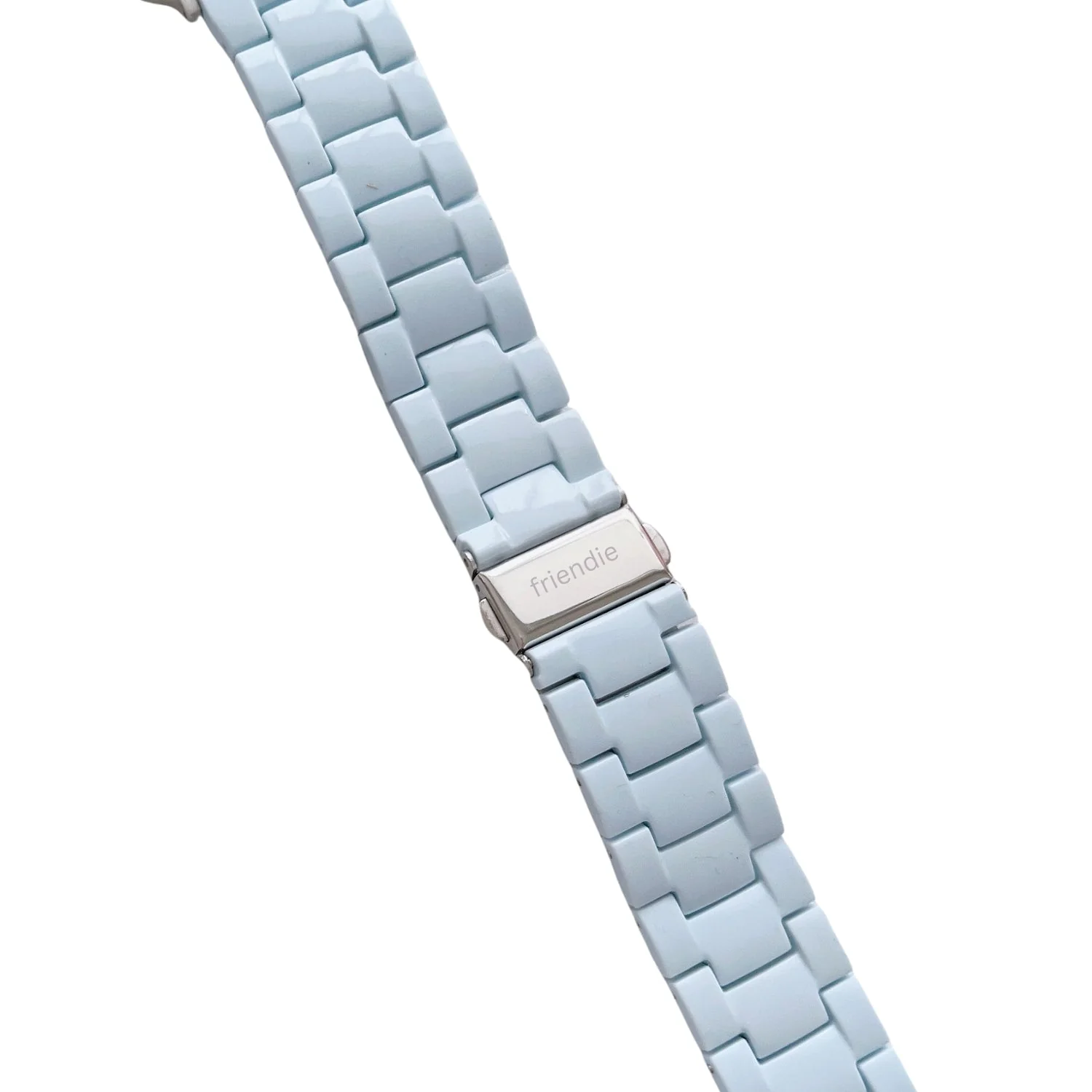 Friendie Resin Link Bracelet Band Small – Bronte Blue (Apple Watch 38–41mm) - Image 3