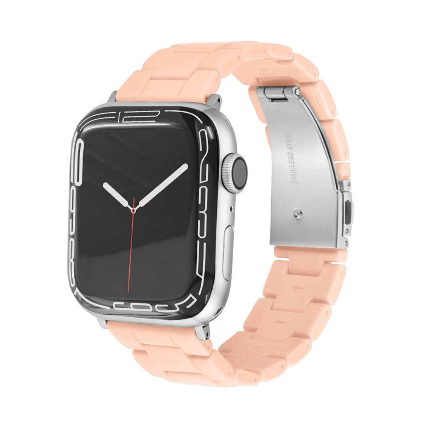 Friendie Resin Link Bracelet Band Small – Coogee Orange (Apple Watch 38–41mm)