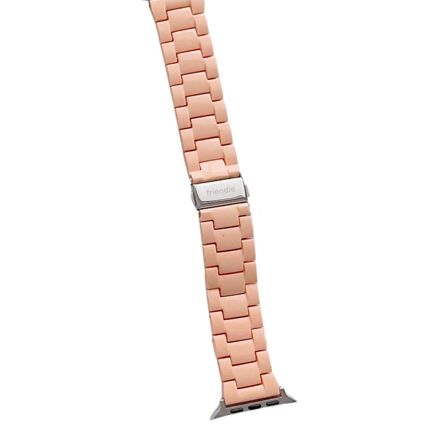 Friendie Resin Link Bracelet Band Small – Coogee Orange (Apple Watch 38–41mm) - Image 3