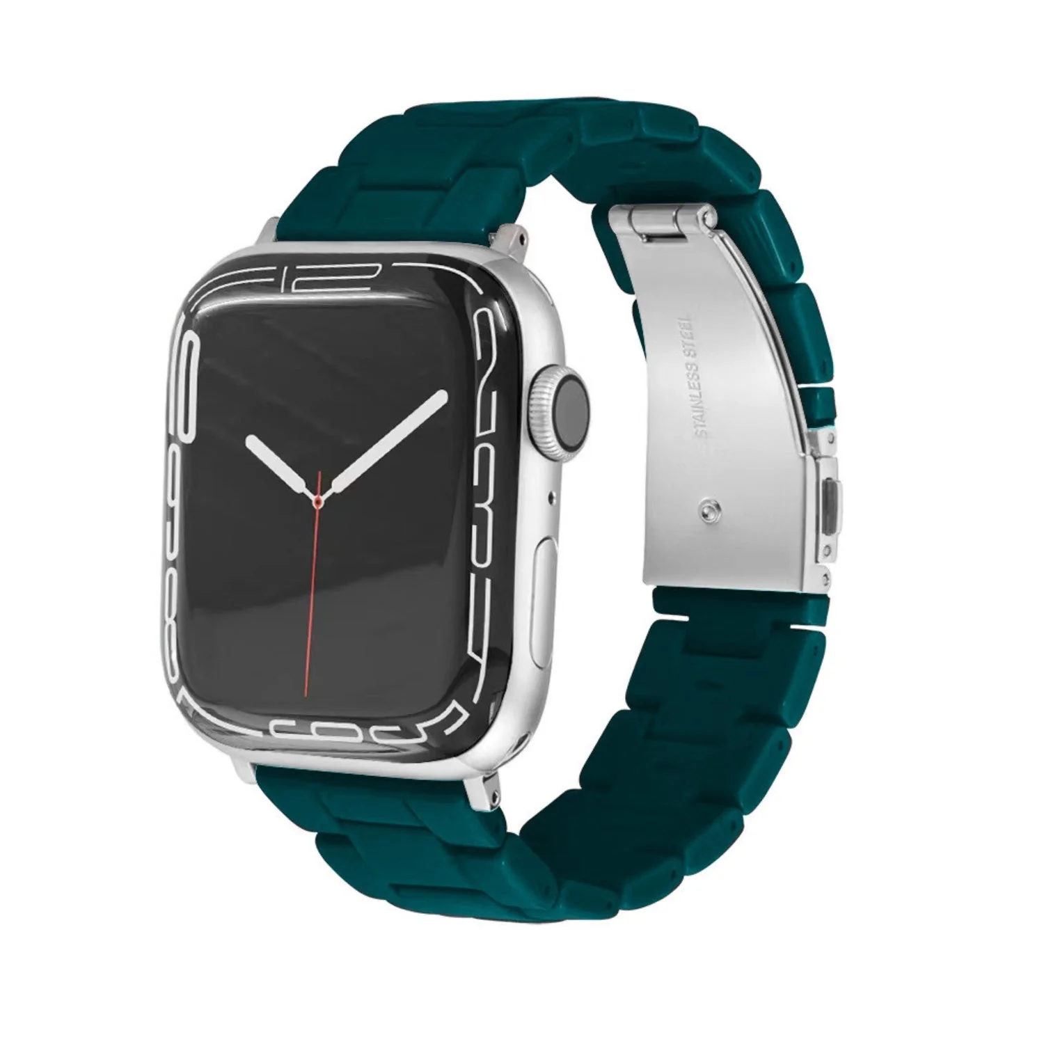 Friendie Resin Link Bracelet Band Small – Narrabeen Green (Apple Watch 38–41mm)