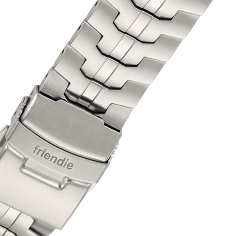 Friendie Stainless Steel Link Bracelet Band (Ultra) – Darwin Ultra Titanium (Apple Watch Ultra, Large) - Image 5
