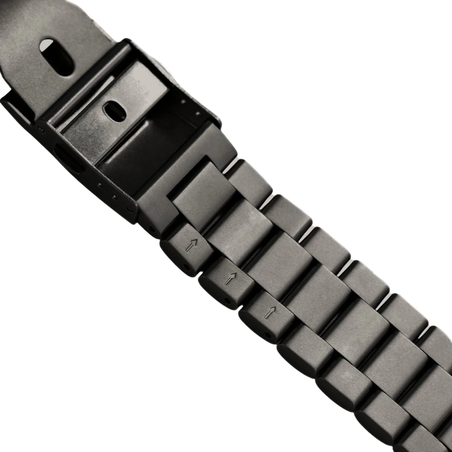 Friendie Stainless Steel Link Bracelet Band (Ultra) – Sydney Ultra Black (Apple Watch Ultra, Large) - Image 6